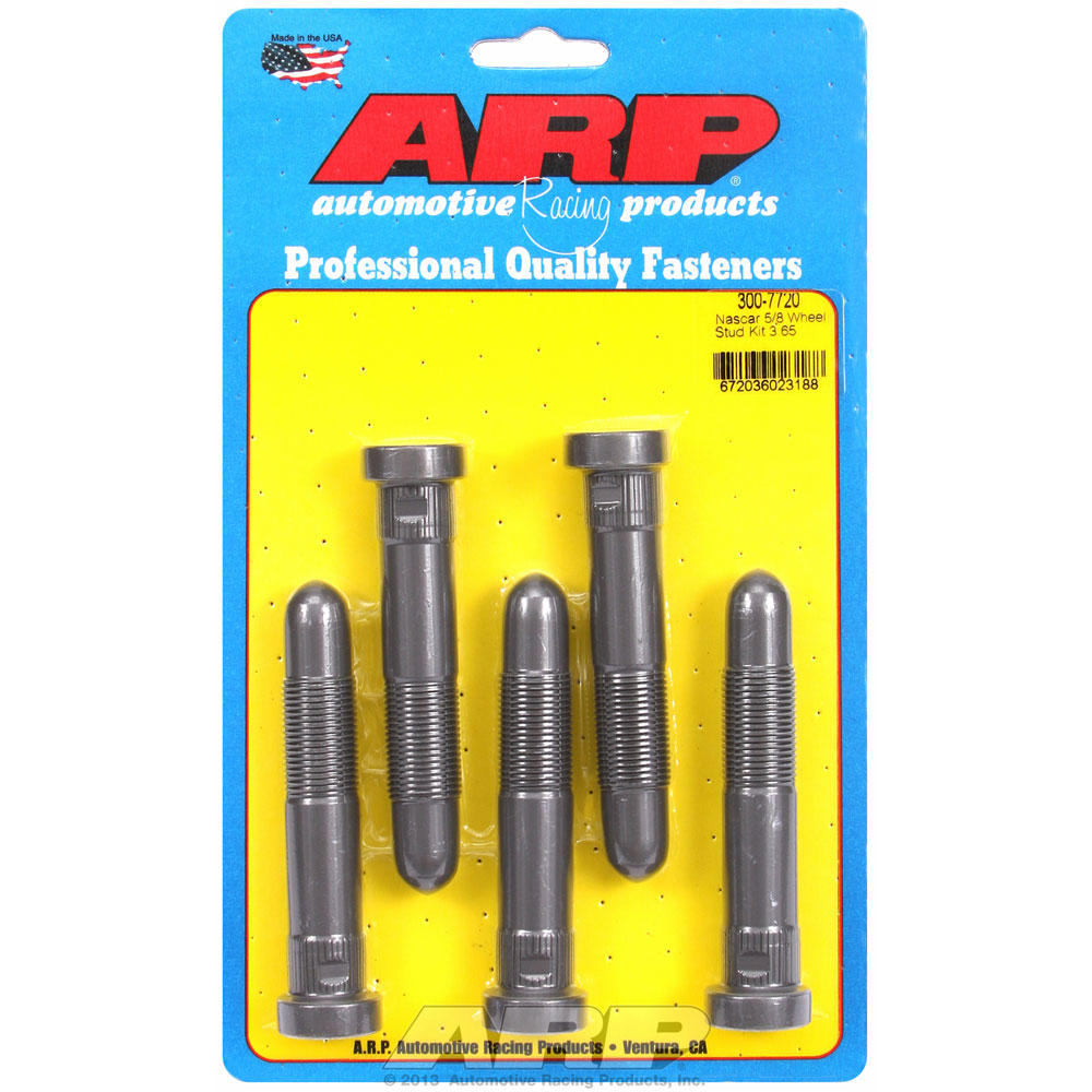 Photo for Automotive Racing Products (ARP) Wheel Lug Stud 300-7720; Speed Studs 5/8 in. -18 Right Hand 3.650 in. Baked on dry film lubricant, Black 8740 Chromoly