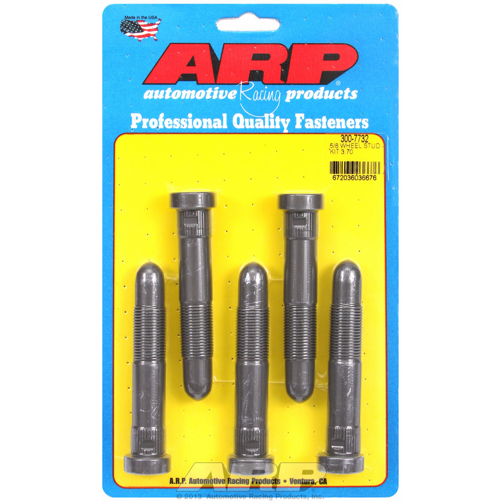 Photo for Automotive Racing Products (ARP) Wheel Lug Stud 300-7732; Speed Studs 5/8 in. -18 Right Hand 3.700 in. Baked on dry film lubricant, Black 8740 Chromoly