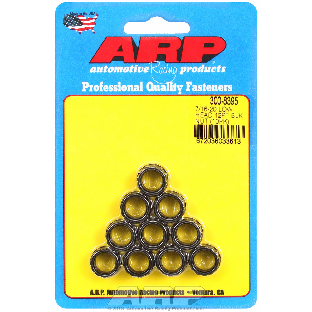 Photo for Automotive Racing Products (ARP) Nut Set 300-8395; Low Head