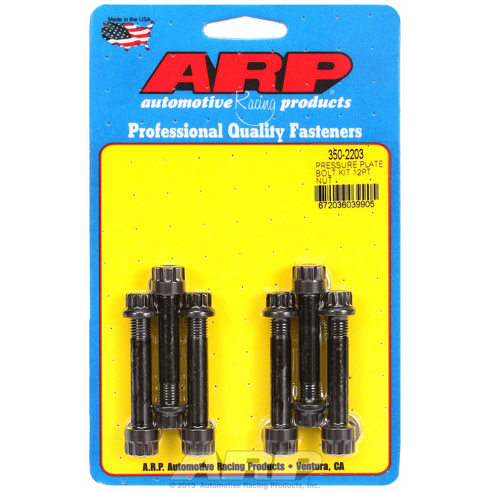 Photo for Automotive Racing Products (ARP) Clutch Pressure Plate Bolt 350-2203; 12-Point Black Oxide Chromoly for Ford V8 with Tilton Flywheel and 3 Disk AP Clutch