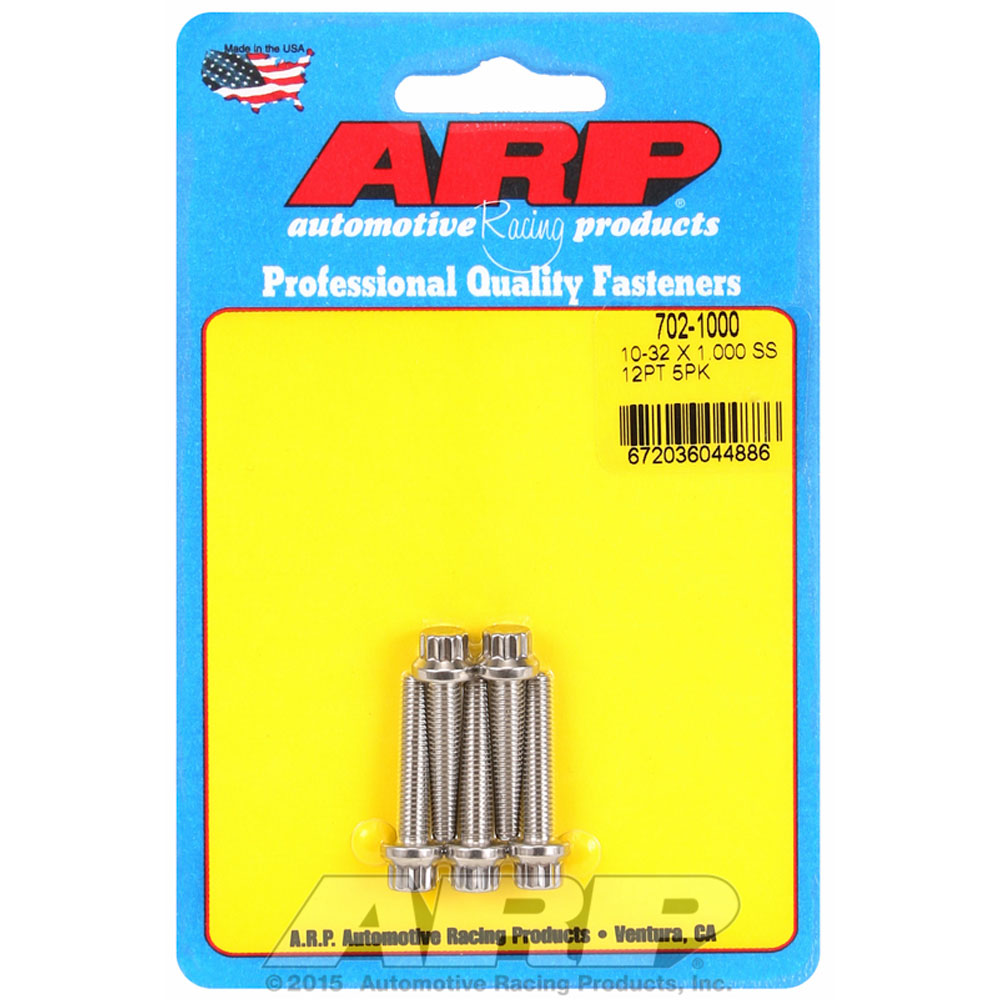 Photo for Automotive Racing Products (ARP) Bolt Set 702-1000; 1.000 in. 12-Point Polished Stainless Steel