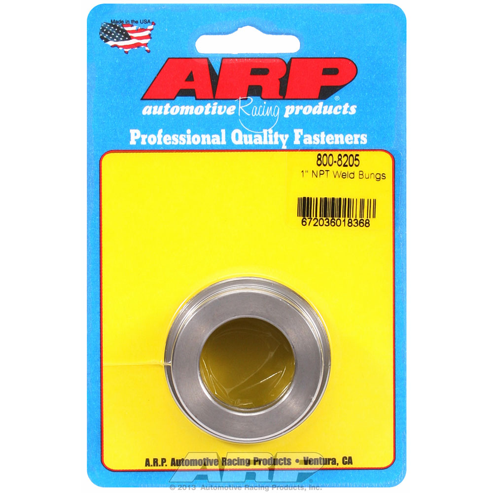 Photo for Automotive Racing Products (ARP) Pipe Fitting 800-8205; NPT Weld Bung 1.000 in. Female