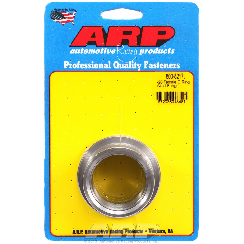 Photo for Automotive Racing Products (ARP) O-Ring Boss Fitting 800-8217; Weld Bungs ORB Bung Natural -20AN Female Straight