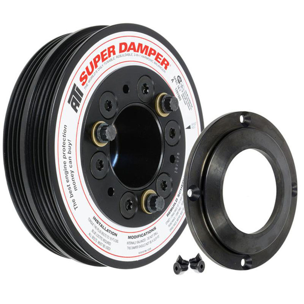 ATI Harmonic Balancer 918522BG; Super Damper 5.670 in. Internal for 1994 to 2005 Mazda Miata 1.8L 