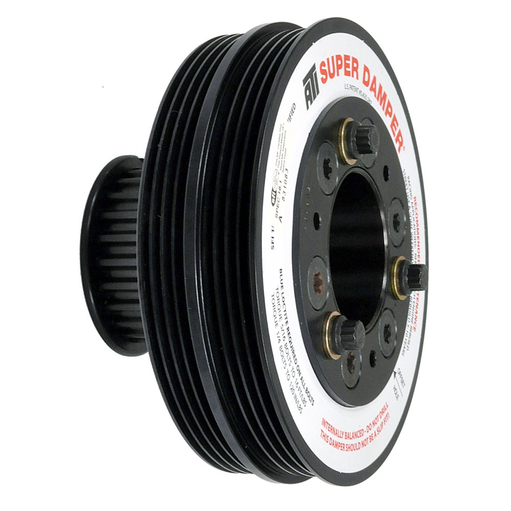 ATI Harmonic Balancer 918522; Super Damper 5.670 in. Internal for 1994 to 2005 Mazda Miata 1.8L 