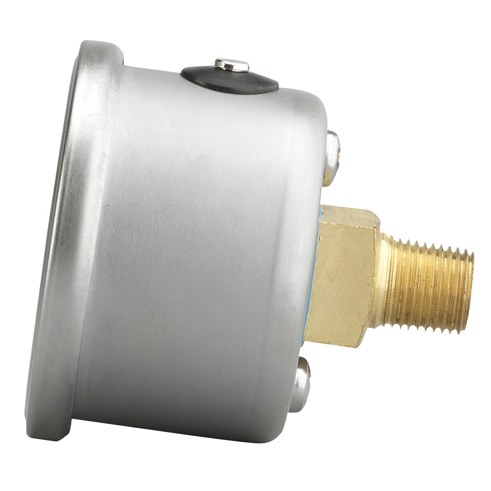 Auto Meter Fuel Pressure Gauge 2172; Auto Gage Liquid Filled Inline 0 to 15 PSI 1-1/2 in. Mechanical 