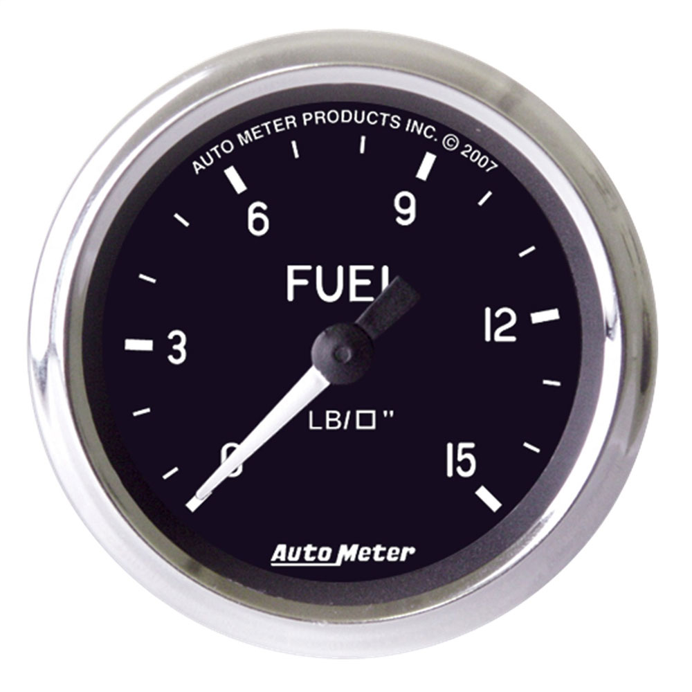 Photo for Auto Meter Fuel Pressure Gauge 201010; Cobra Dash Mount 0 to 15 PSI 2-1/16 in. Mechanical