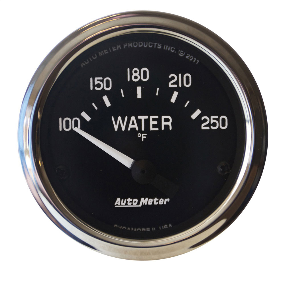 Photo for Auto Meter Engine Water Temperature Gauge 201015; Cobra Water Temperature deg. 2-1/16 in. Electric