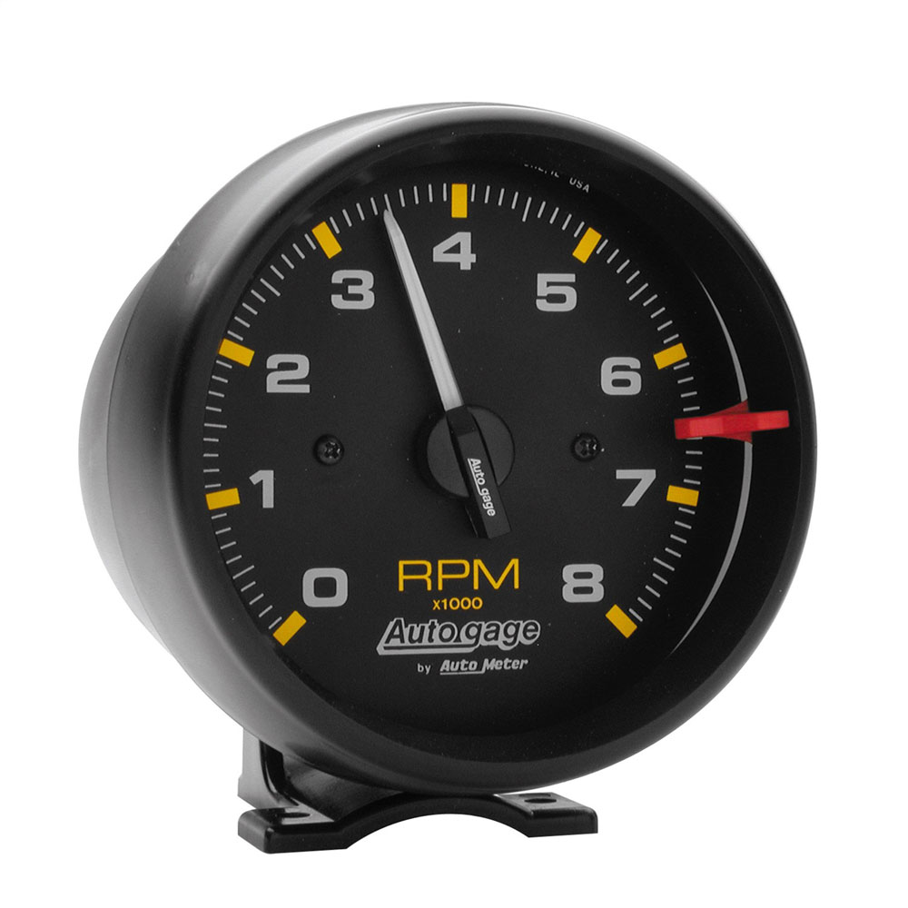 Photo for Auto Meter Tachometer Gauge 2300; Auto Gauge Pedestal 0 to 8000 RPM 3-3/4 in. Full Electric