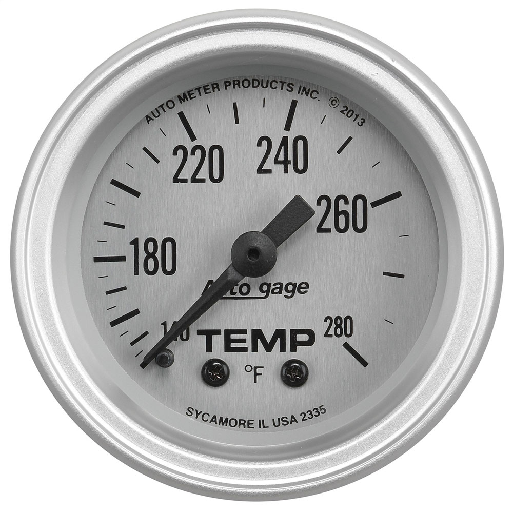 Photo for Auto Meter Engine Oil Temperature Gauge 2335; Auto Gauge Oil Temperature 140 to 280 deg. F 2-1/16 in. Mechanical 