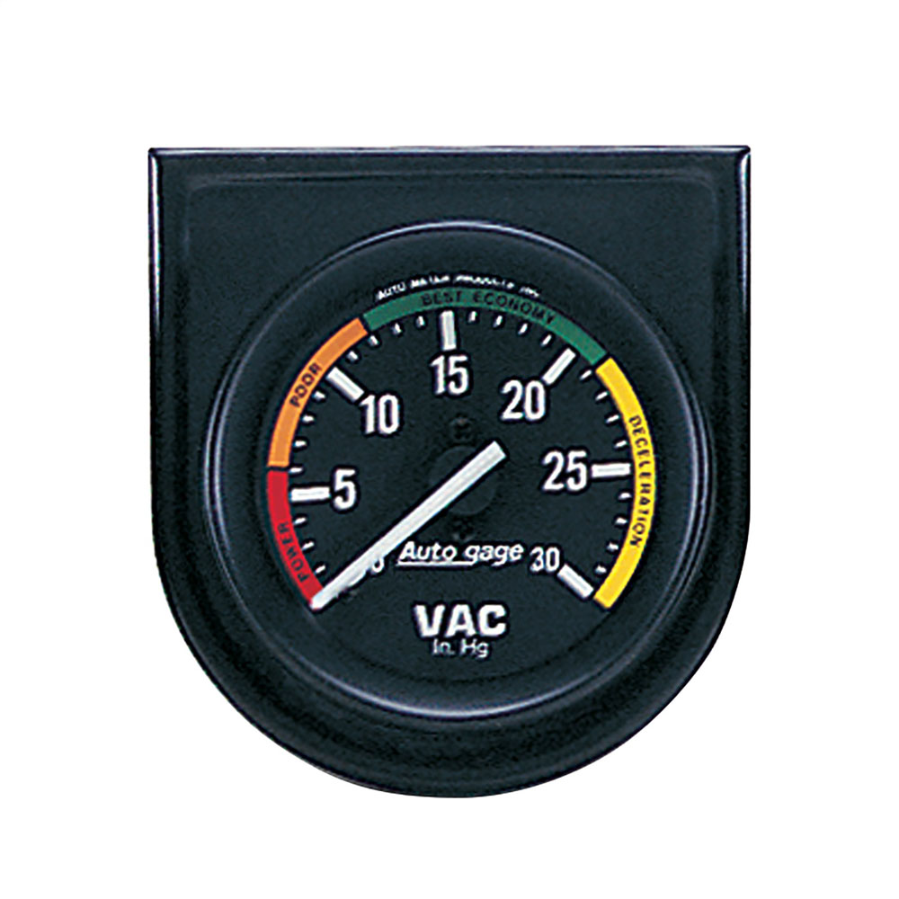 Photo for Auto Meter Vacuum Gauge 2337; Auto Gauge Vacuum 0 to 30 inHg 2-1/16 in. Full