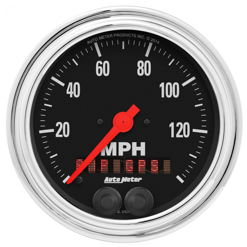 Photo for Auto Meter Speedometer Gauge 2480; Traditional Chrome GPS Speedometer 0 to 140 MPH 3-3/8 in. Full Electric