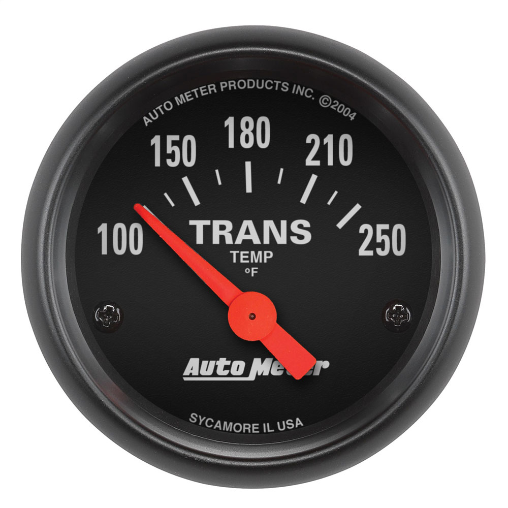 Photo for Auto Meter Transmission Oil Temperature Gauge 2640; Z Series Transmission Temperature 100 to 250 deg. F 2-1/16 in. Short Electric