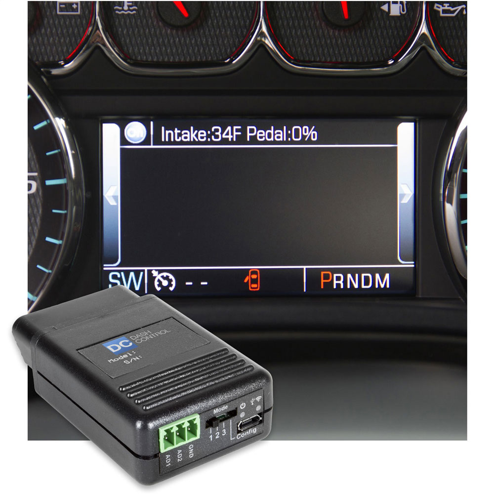 Photo for Auto Meter Instrument Panel Control Module DL1061U; DashControl OE Dash Display OBDII for 2015 to 2016 Chevy Silverado, Tahoe, Suburban All Gas Engines