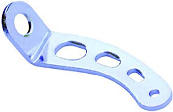 Bandit Accessories Carburetor Return Spring Bracket 2291; Universal Chrome Steel 
