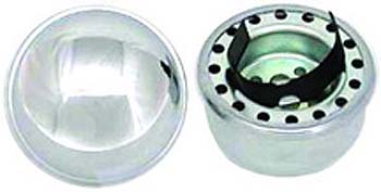 Bandit Accessories Valve Cover Breather 4802; Breather for Oil Fill Tube Round Chrome Steel 