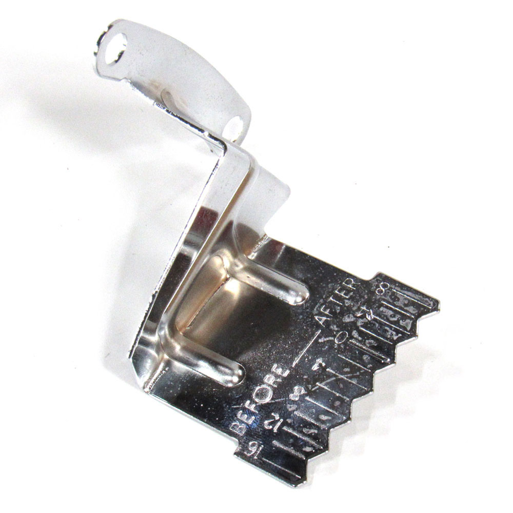 Bandit Timing Pointer 4960; 6.000, 7.000, 8.000 in. Chrome Steel for Chevy 262 to 400 