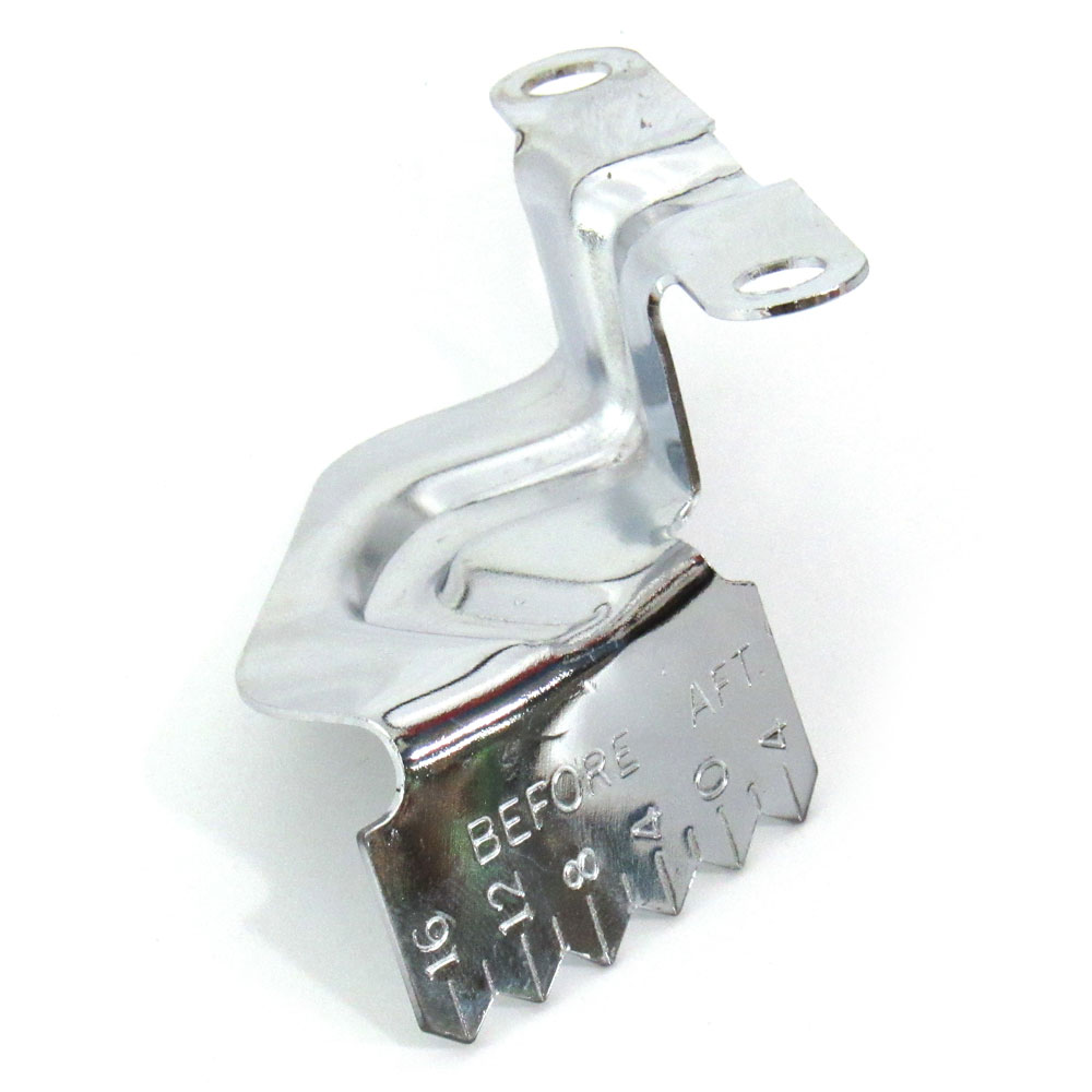 Bandit Accessories Engine Timing Pointer 4961; 8.000 in. Chrome Steel for Chevy 396 to 454 