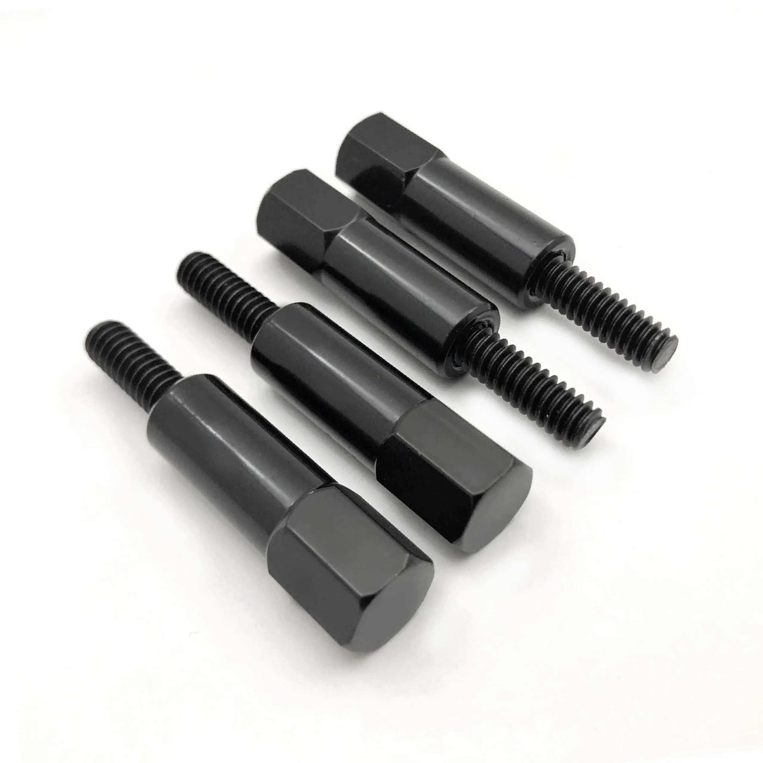 Bandit Accessories Valve Cover Studs 7283BK-4; Steel Hex 1/4 in.-20 1.375 in. 