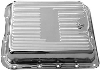 Bandit Accessories Transmission Oil Pan 7599; Finned Chrome Steel for Chevy 700R4 