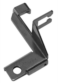 Photo for Bandit Accessories Carburetor Throttle Cable Bracket 9619; Chrome Steel Square