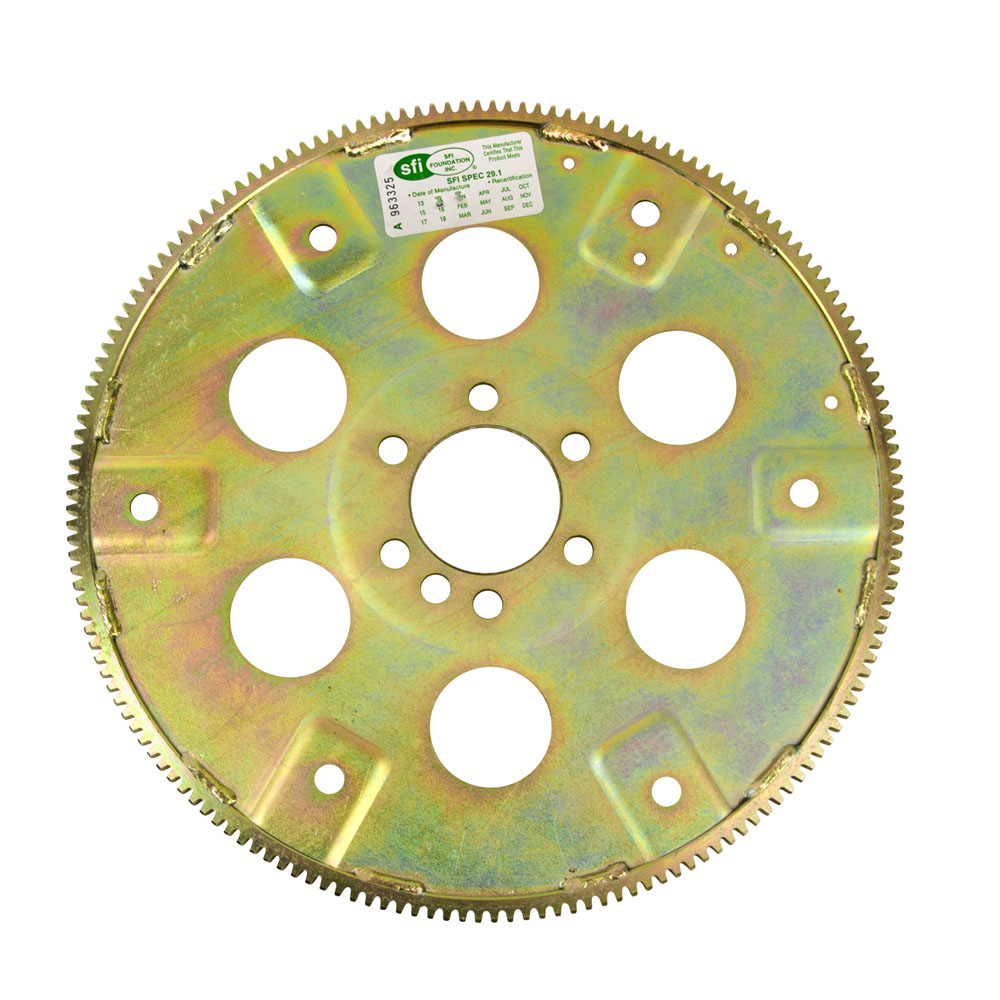 B&M Flexplate 20230; 168t Internal SFI 29.1 Steel for 1955 to 1985 Chevy 262 to 350, 396 to 427 TH350, TH400 