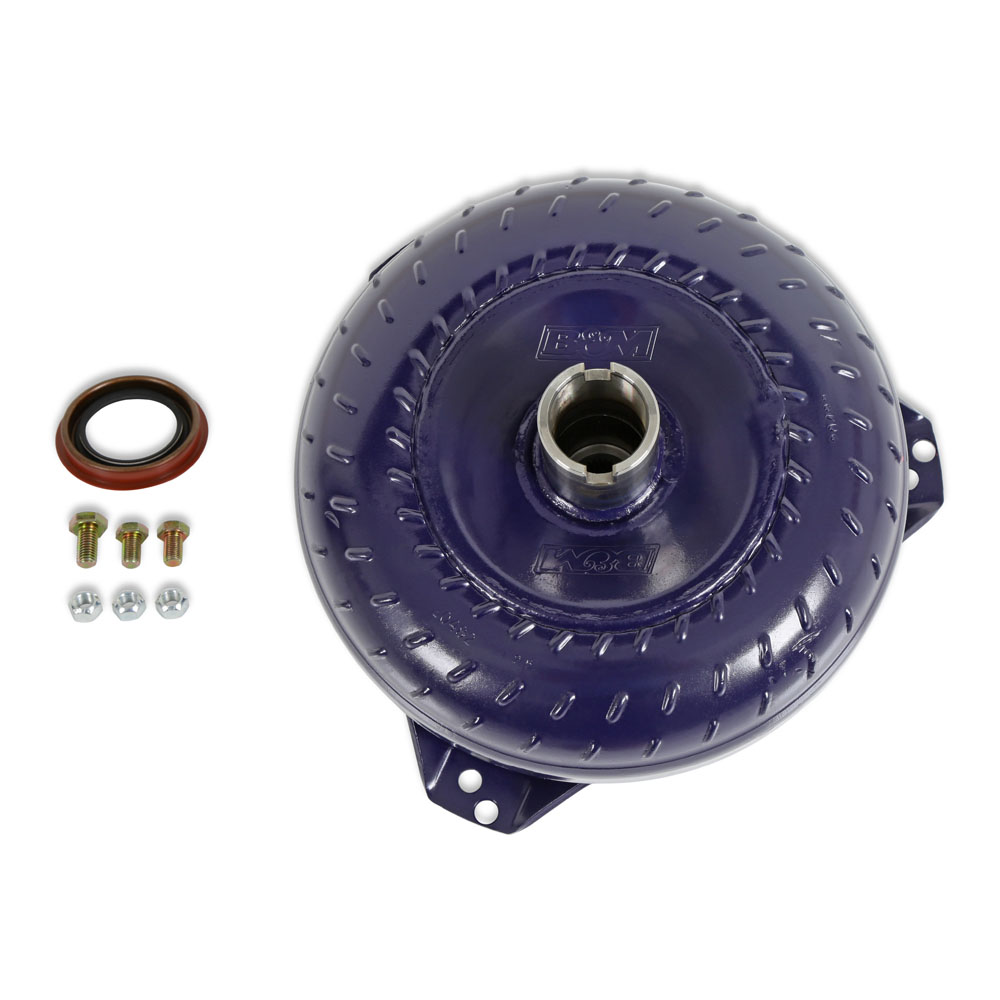 B&M Torque Converter 20482; Nitrous Holeshot 3600 3400 to 3800 RPM Non Lockup for 1965 to 1991 GM TH350, TH375, TH375B, TH400, TH425 