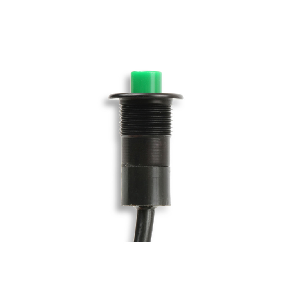 B&M Push Button Switch 46003; Spiral Cord Remote Button 12 Amp Unlighted Push Button 