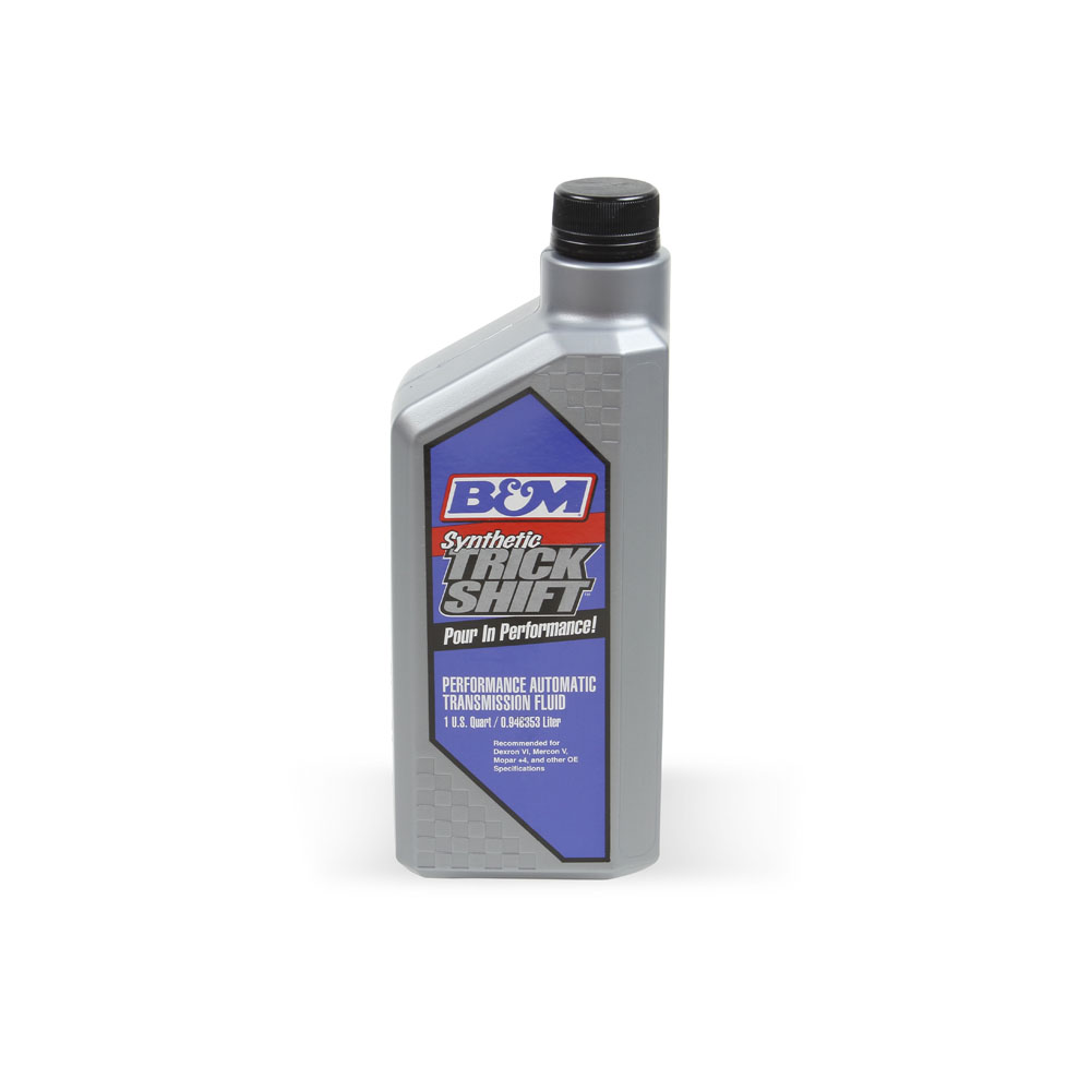 B&M Automatic Transmission Fluid 80262; Synthetic Trick Shift Dexron, Mercon 1 Quart 