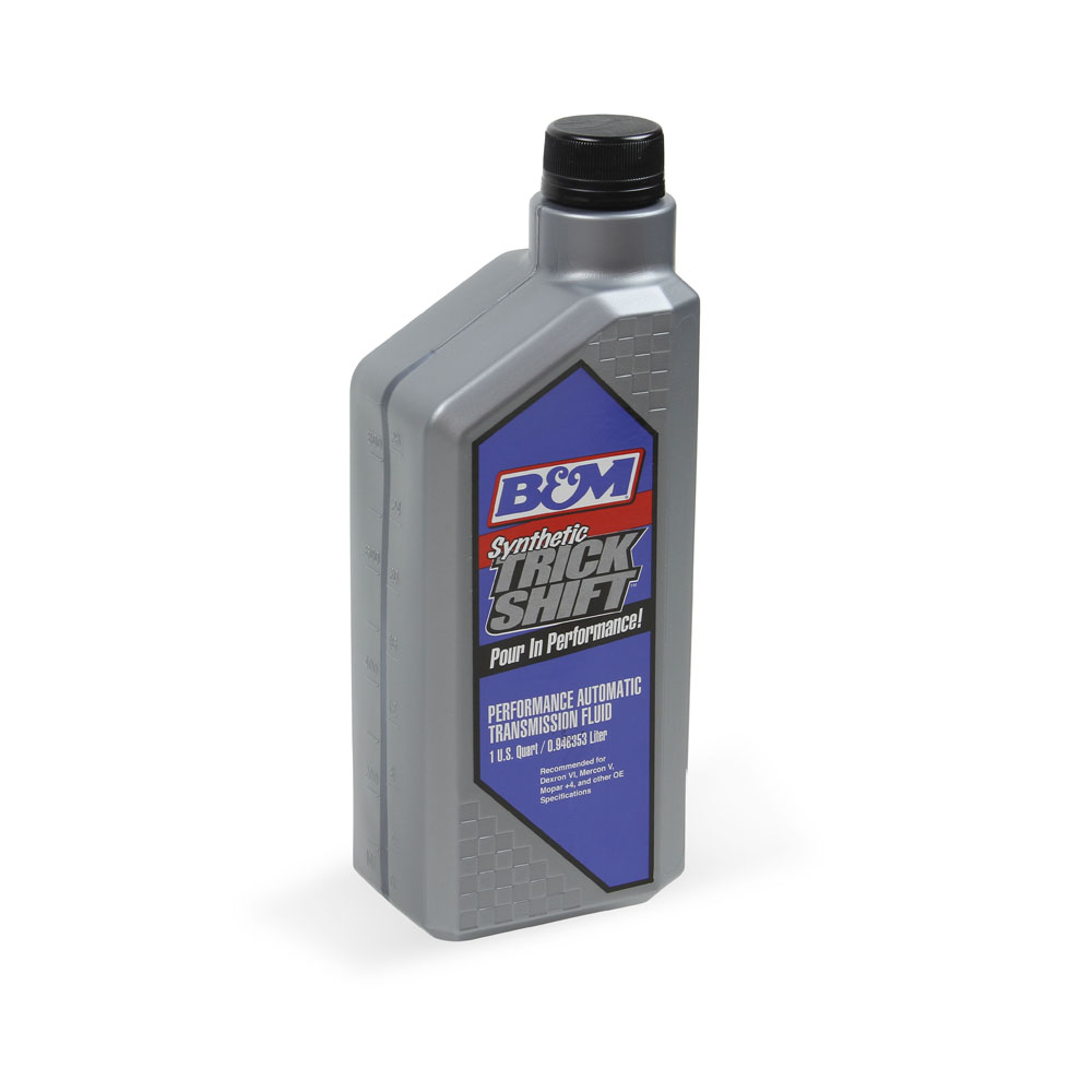B&M Automatic Transmission Fluid 80262; Synthetic Trick Shift Dexron, Mercon 1 Quart 