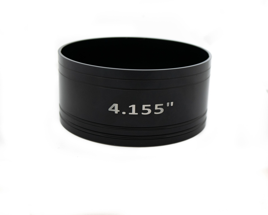 Brian Tooley Racing Piston Ring Compressor BTRRC4155; 4.155 in.  Black Anodized Aluminum Tapered 