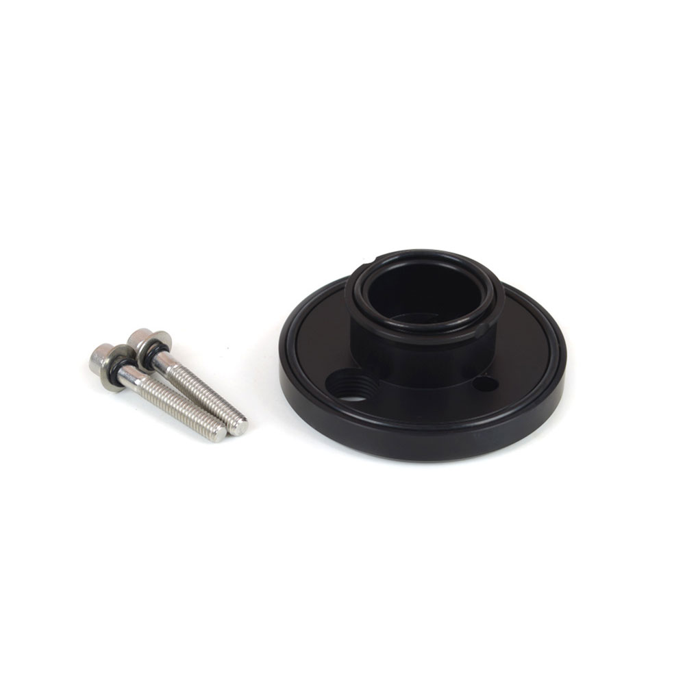 Canton Oil Filter Adapter 22-580; Remote Oil Filter Adapter Black Aluminum Remote Mount, Bolt On for Chevy 262 to 400, 396 to 454 