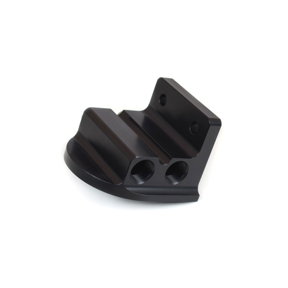 Canton Remote Oil Filter Mount 22-620; Single Filter Remote Mount Single Black Aluminum 13/16 in. -16 