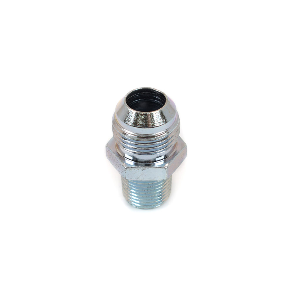 Canton AN Fitting 23-246; AN to NPT Adapter Natural -12AN Male Straight 1/2 in. NPT Male 