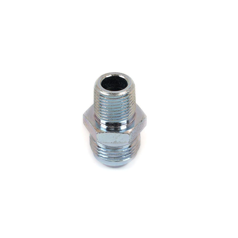 Canton AN Fitting 23-246; AN to NPT Adapter Natural -12AN Male Straight 1/2 in. NPT Male 