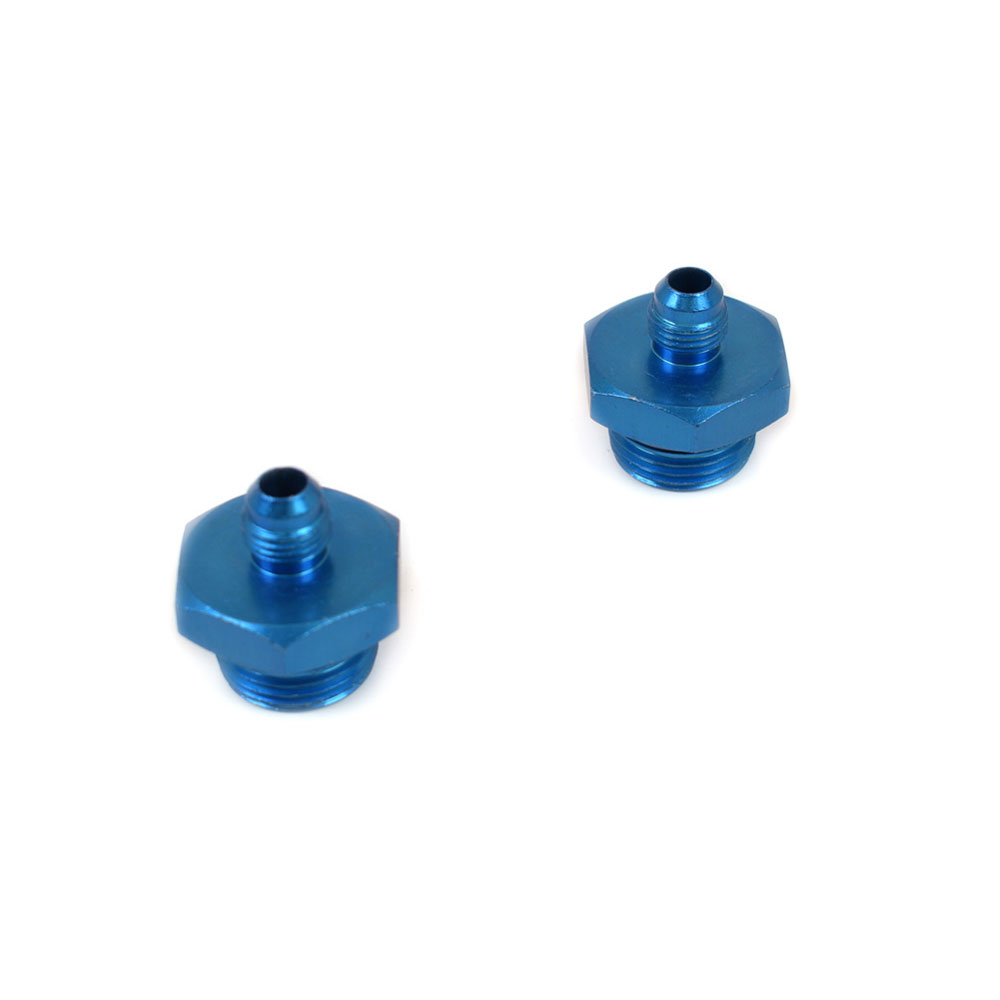 Canton AN Fitting 23-463A; AN to ORB Adapter Natural -06AN Male Straight -12 ORB Male 