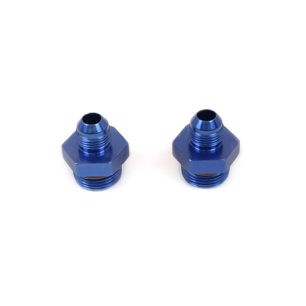 Canton AN Fitting 23-464A; AN to ORB Adapter Natural -08AN Male Straight -12 ORB Male 