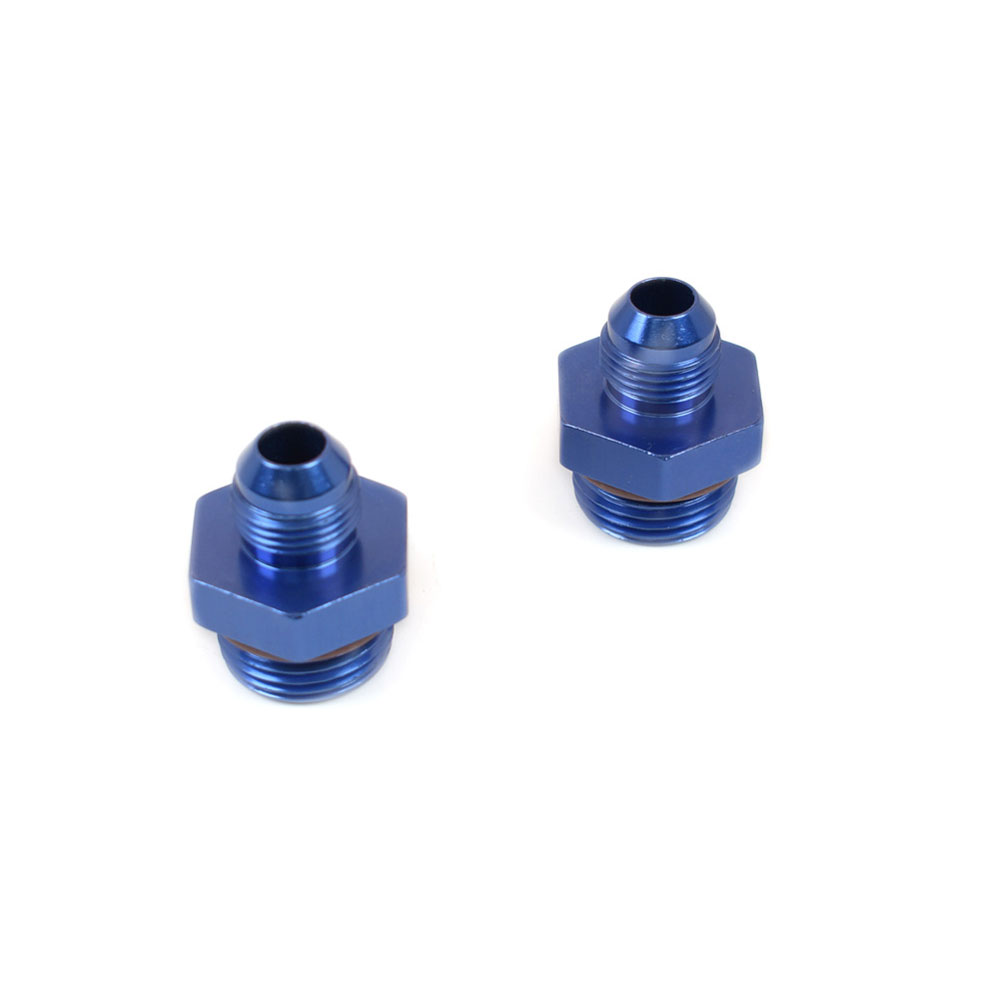 Canton AN Fitting 23-464A; AN to ORB Adapter Natural -08AN Male Straight -12 ORB Male 