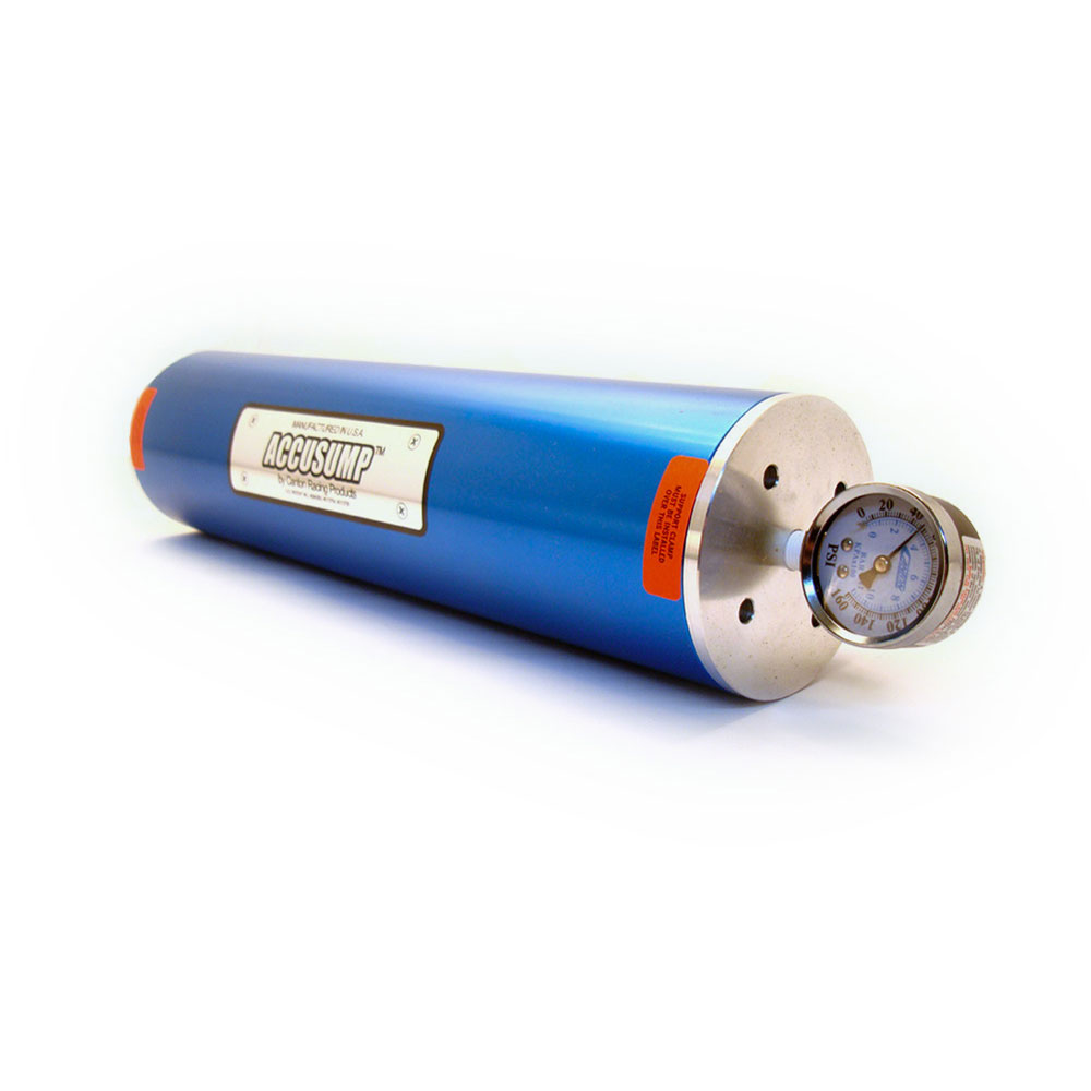 Canton Oil Accumulator 24-006; Accusump Accumulator 3 Quarts Blue Anodized Aluminum 