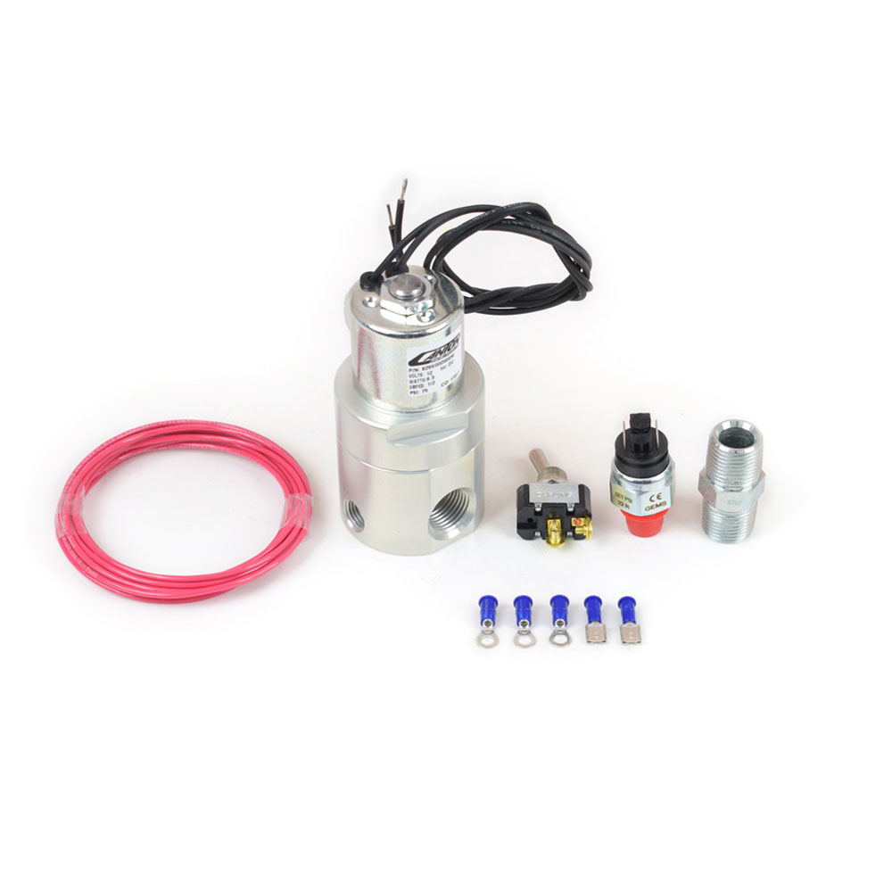 Canton Oil Accumulator Pressure Control Valve 24-271X; AccuSump Electric Pressure Control Valve 20 to 25 PSI Switch Natural Aluminum 