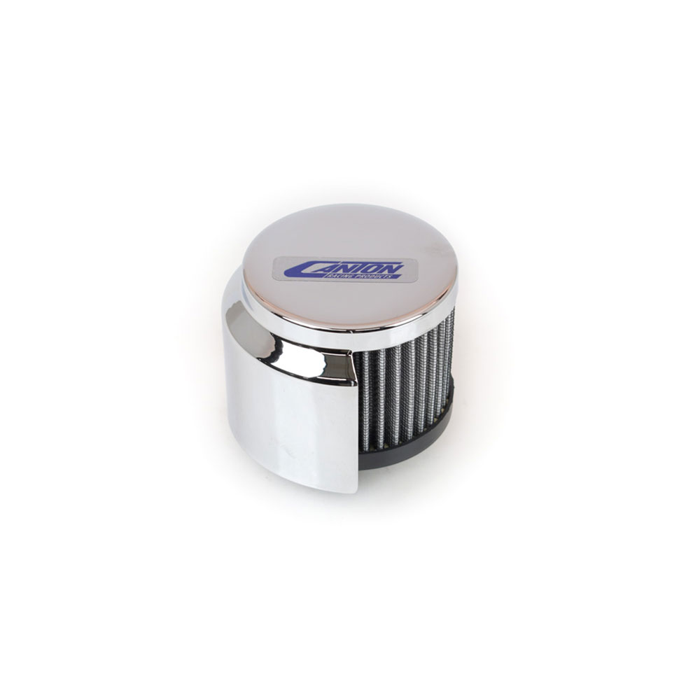 Photo for Canton Valve Cover Breather 65-515; Chrome Steel 