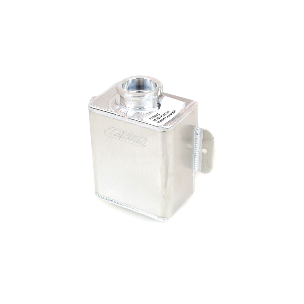 Canton Engine Coolant Reservoir 80-200; Expansion Tank 1.25 Quarts Natural Aluminum 5.500 in. 