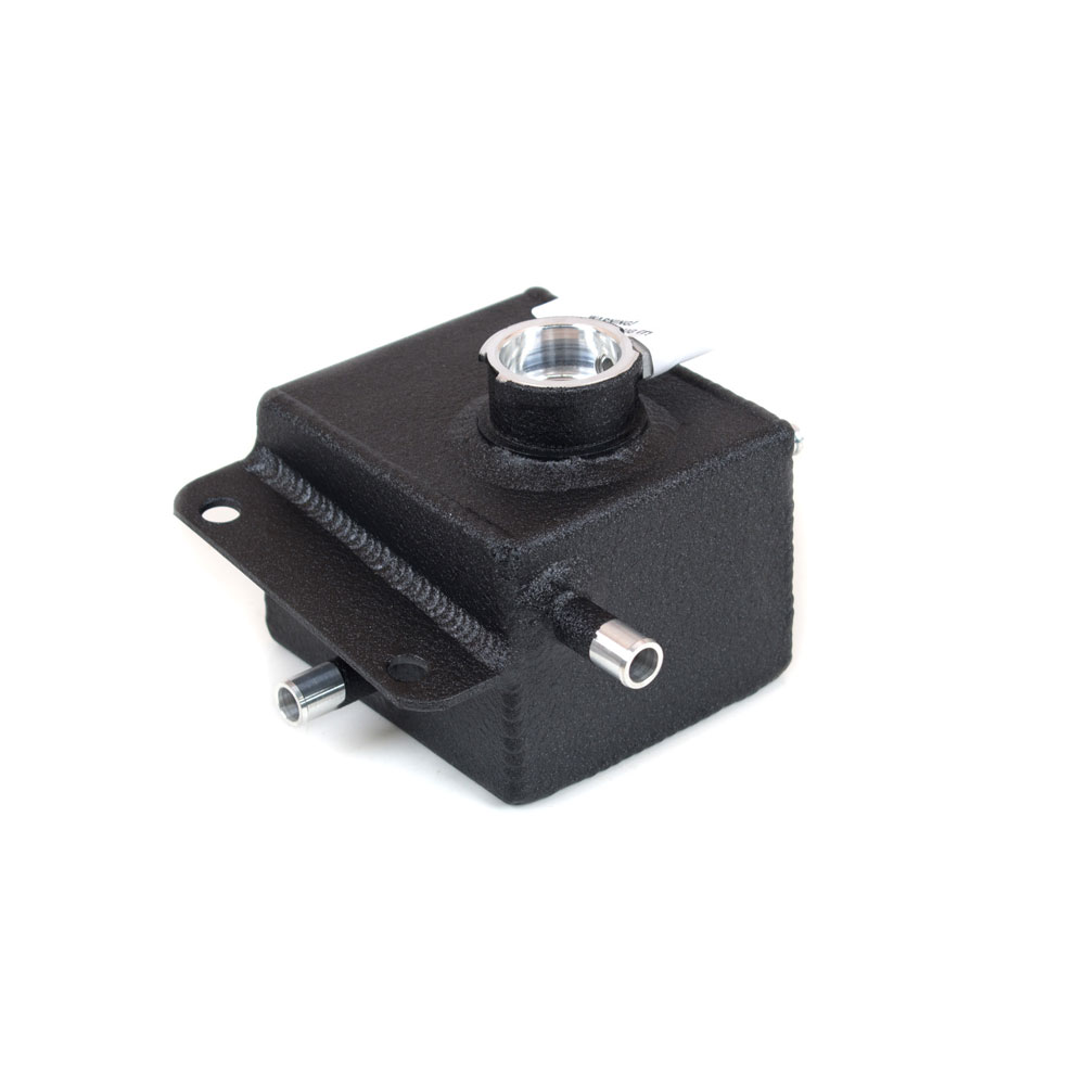 Canton Engine Coolant Reservoir 80-282BLK; 25.0 oz. Black Powdercoat Aluminum 