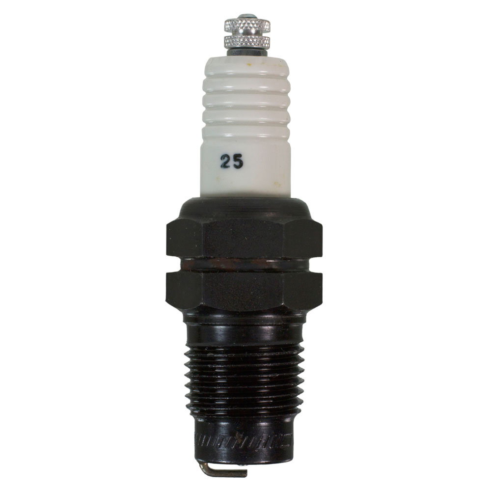 Champion Spark Plug 525; Industrial 1/2 in. Pipe Thread 1.000 in. Tapered Standard Non Resistor for 1908 to 1927 Ford Model T 