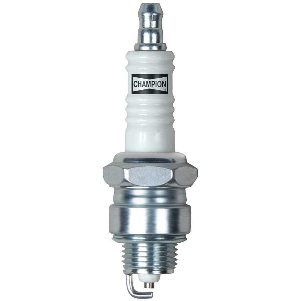 Champion Spark Plug 14; Copper Plus RJ12YC 14mm 0.380 in. Gasket Standard Resistor 