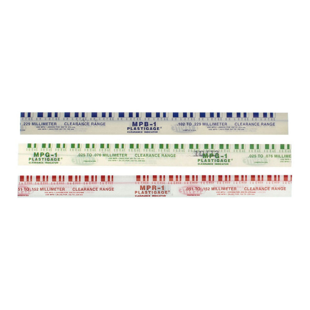 Photo for Clevite Bearing Clearance Gauge MP(BUNDLE); Green, Red, Blue Plastigage Kit 