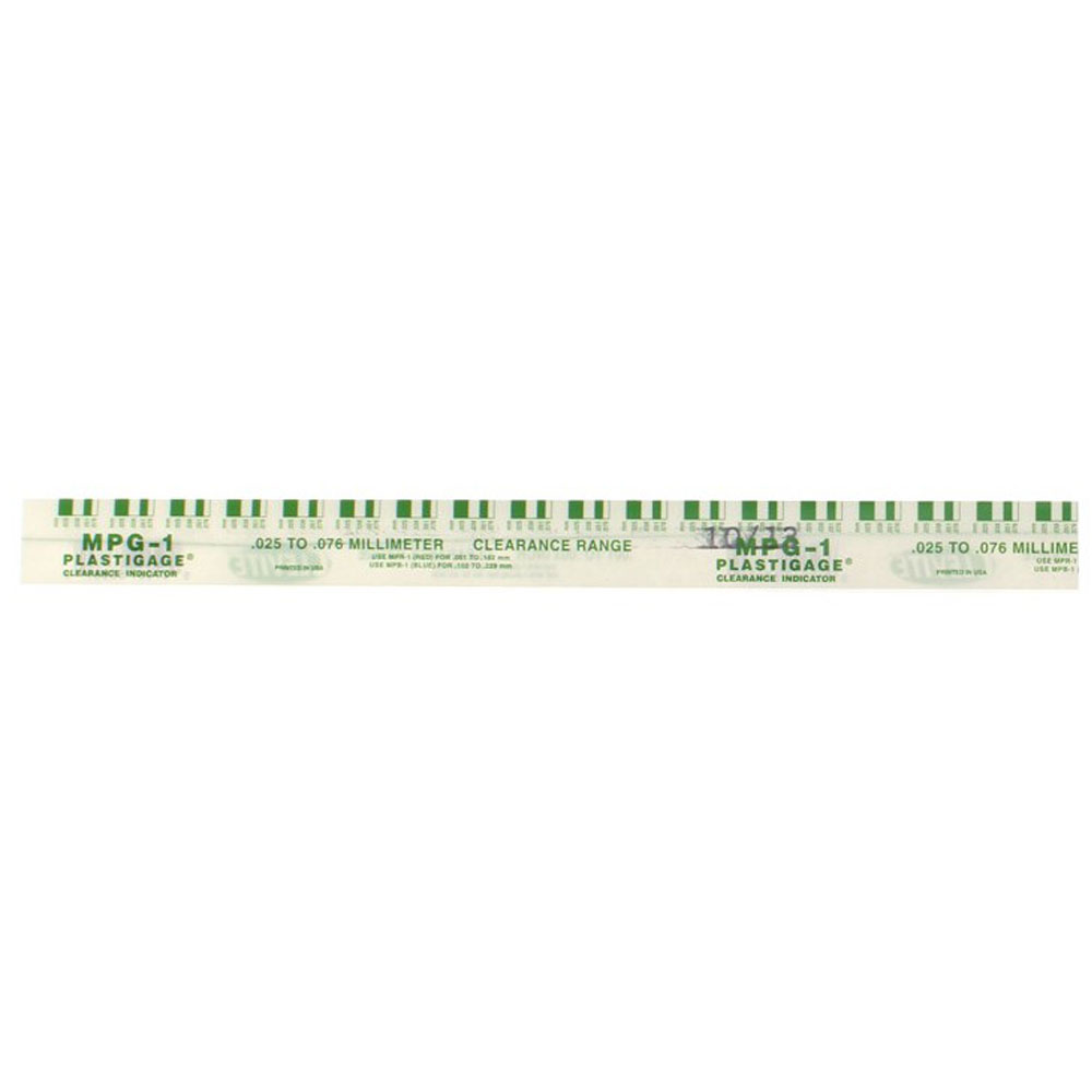 Clevite Bearing Clearance Gauge MPG-1; Plastigage Green Sold As Each 