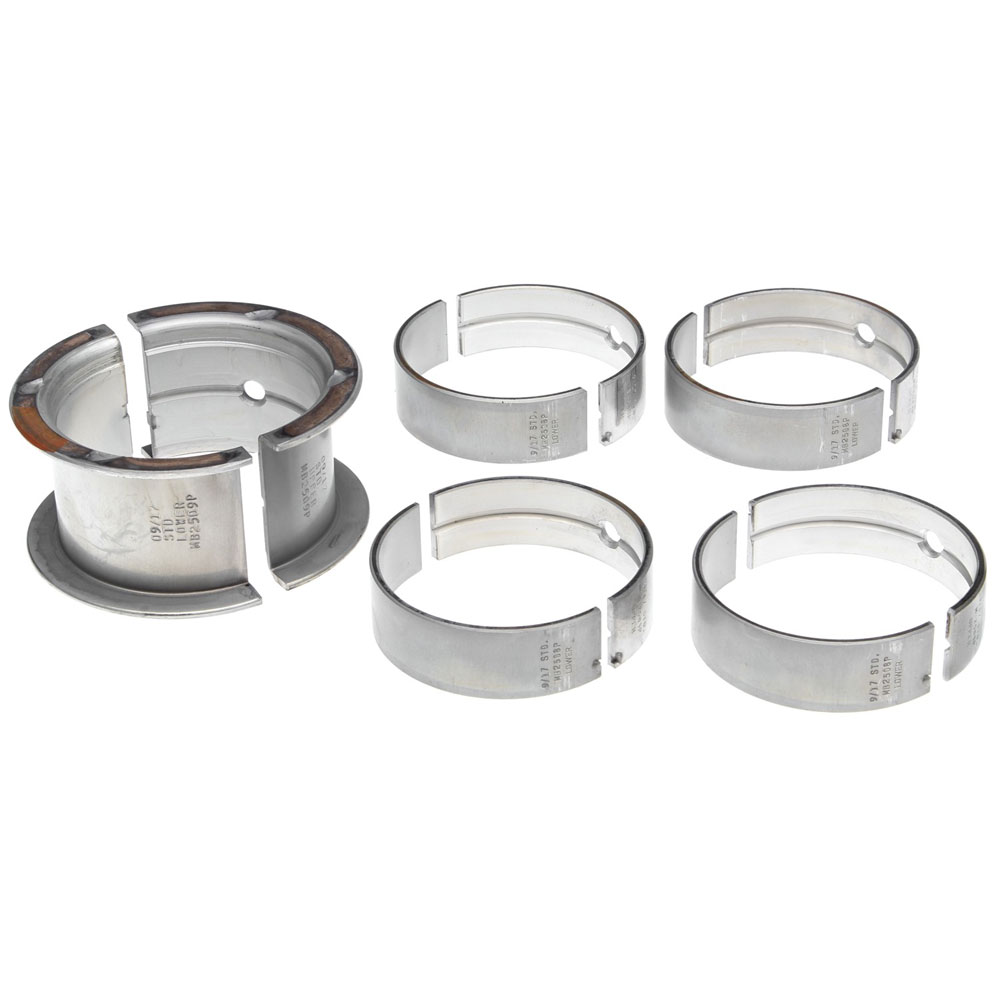 Clevite Main Bearings MS-909P-10; P Series 0.010 in. for 1955 to 1995 Chevy 262 to 350 