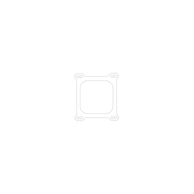 Cometic Gaskets Carburetor Base Plate Gasket C5281; 0.047 in. Fiber Open 4150 Square Bore 