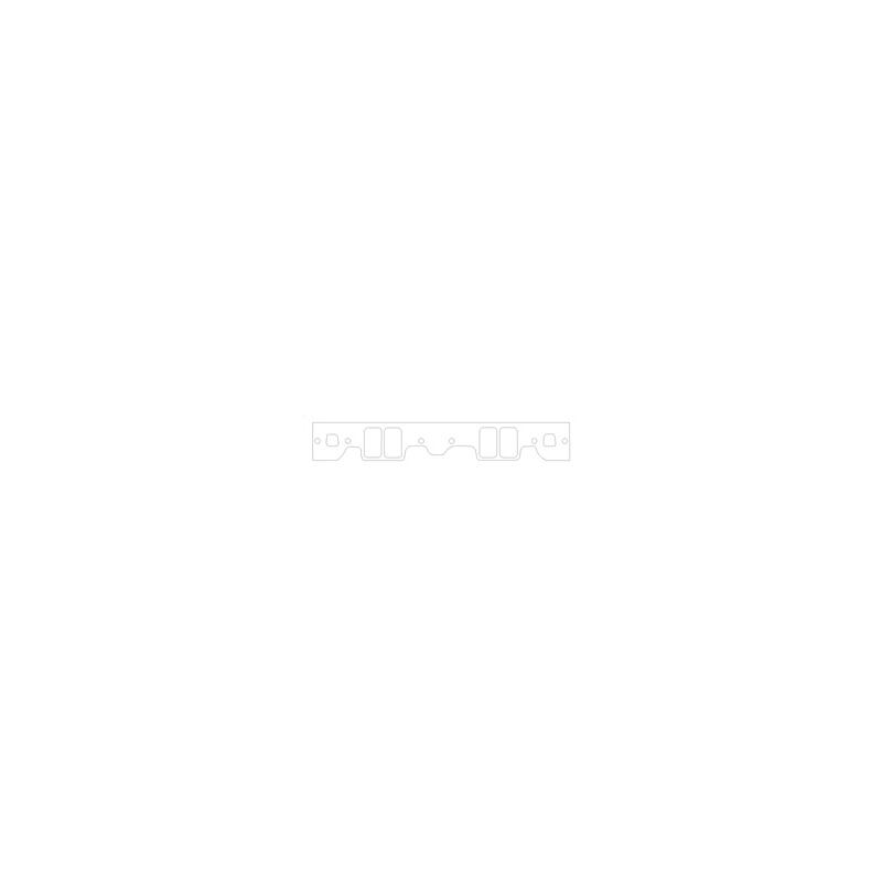Cometic Gaskets Intake Manifold Gasket C5414-059; CFM 20 Perforated Galvanized Steel Core Fiber for Chevy 262 to 400 with Brodix Track 1, 8, 10, 11 Heads 